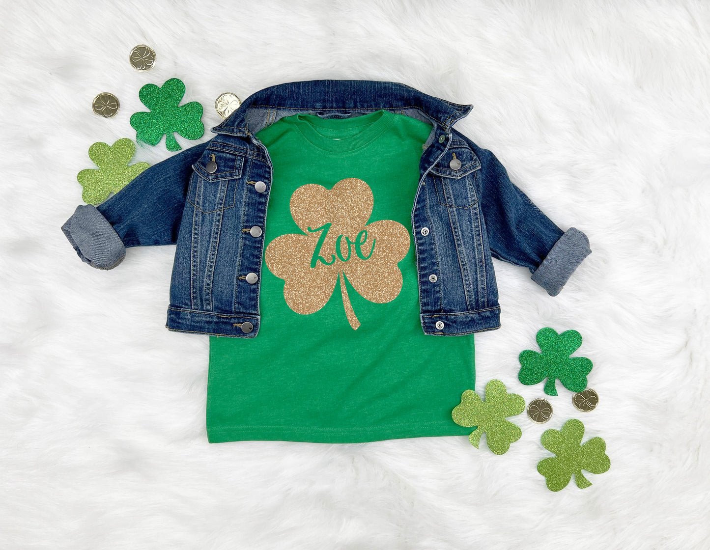 Personalizable Shamrock Kids T-shirt