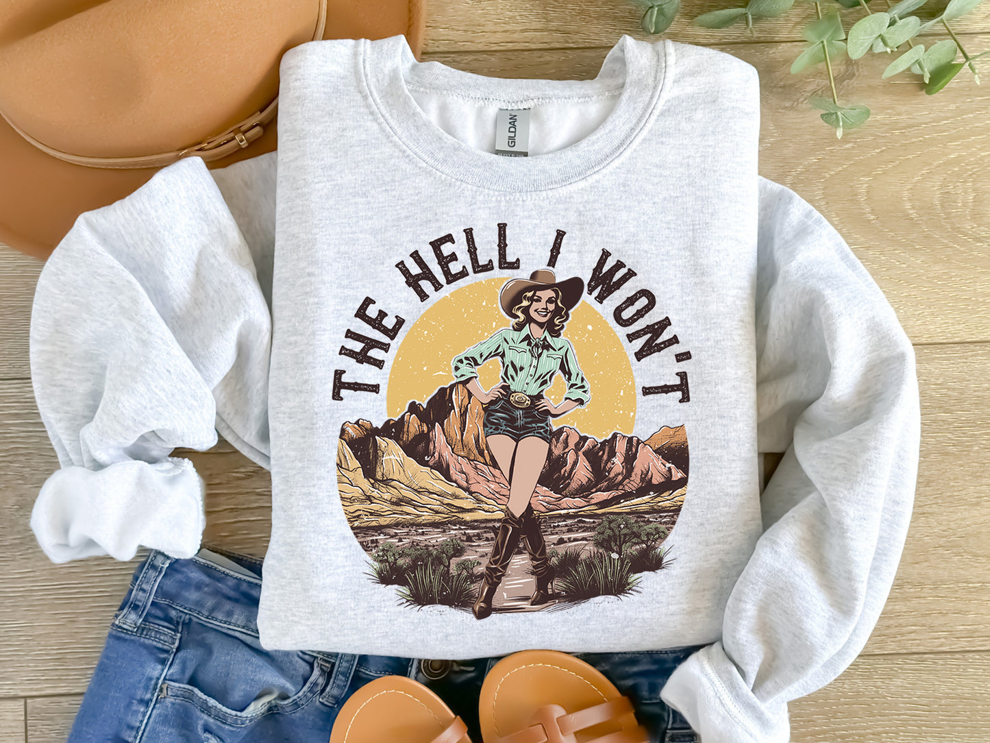 The Hell I Won't Adult Sweatshirt