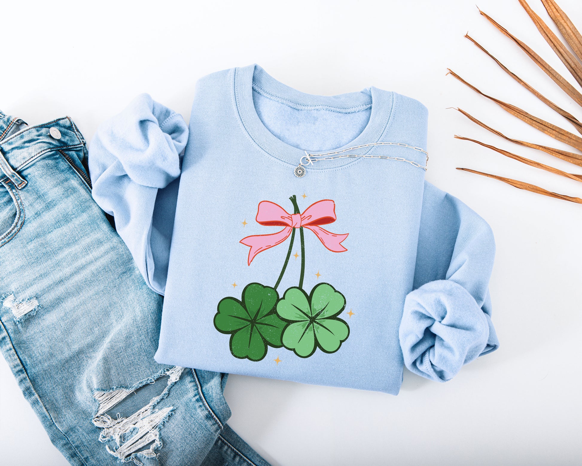 Lucky Shamrock Adult Sweatshirt