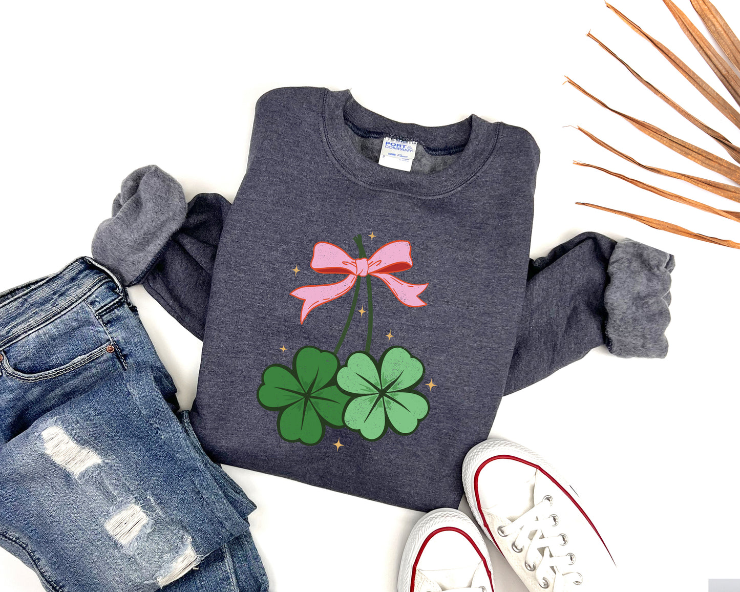 Lucky Shamrock Adult Sweatshirt