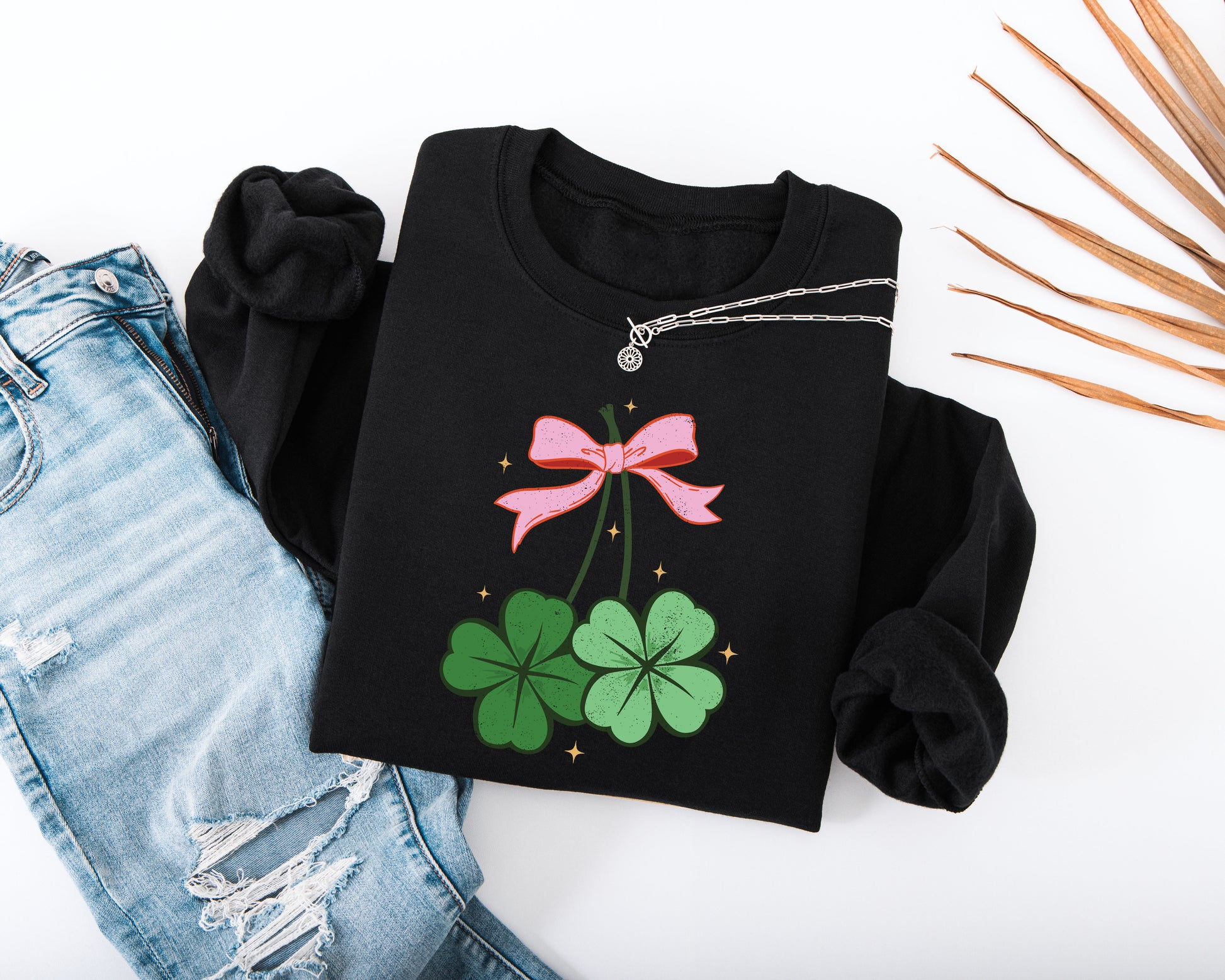 Lucky Shamrock Adult Sweatshirt