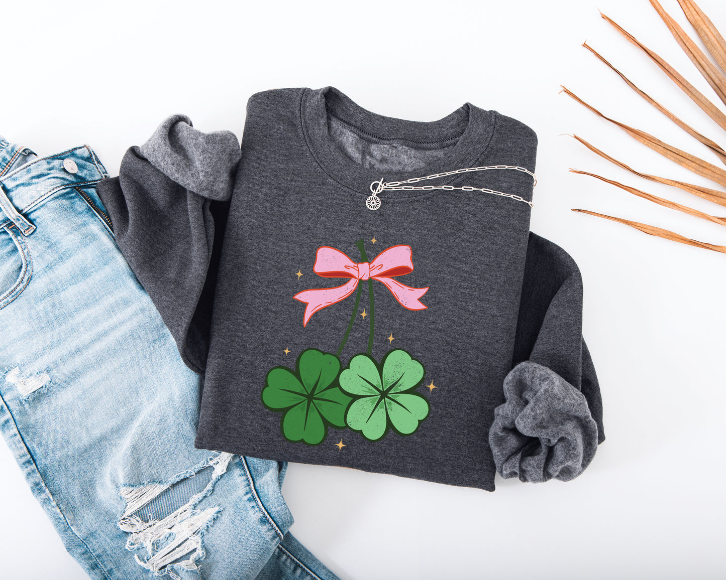 Lucky Shamrock Adult Sweatshirt