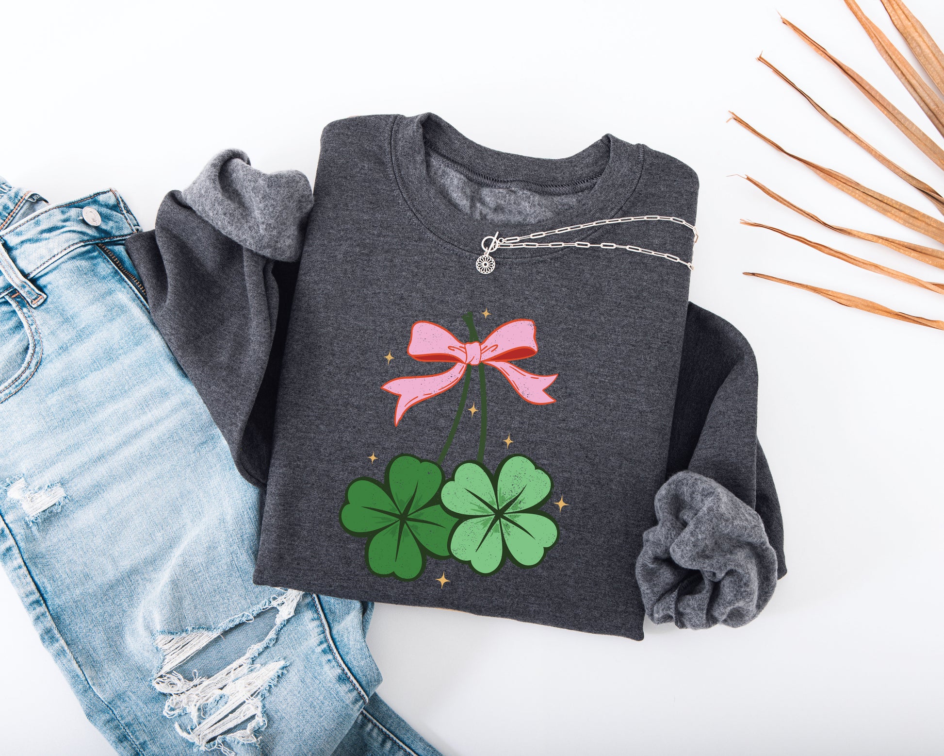 Lucky Shamrock Adult Sweatshirt