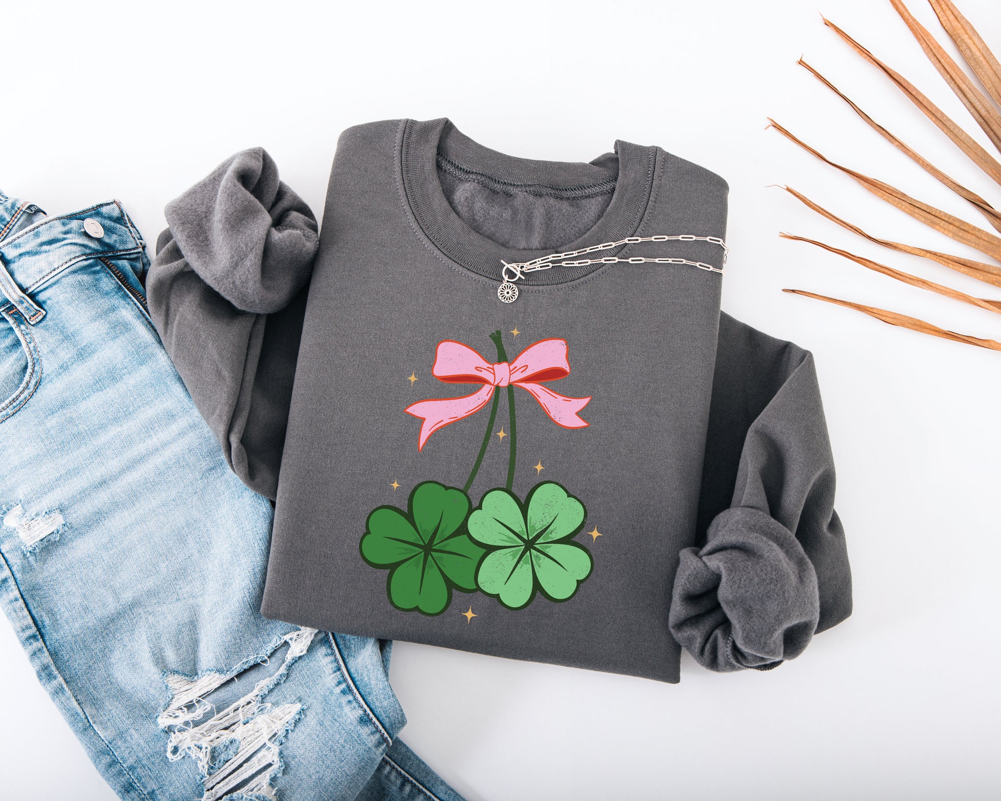 Lucky Shamrock Adult Sweatshirt