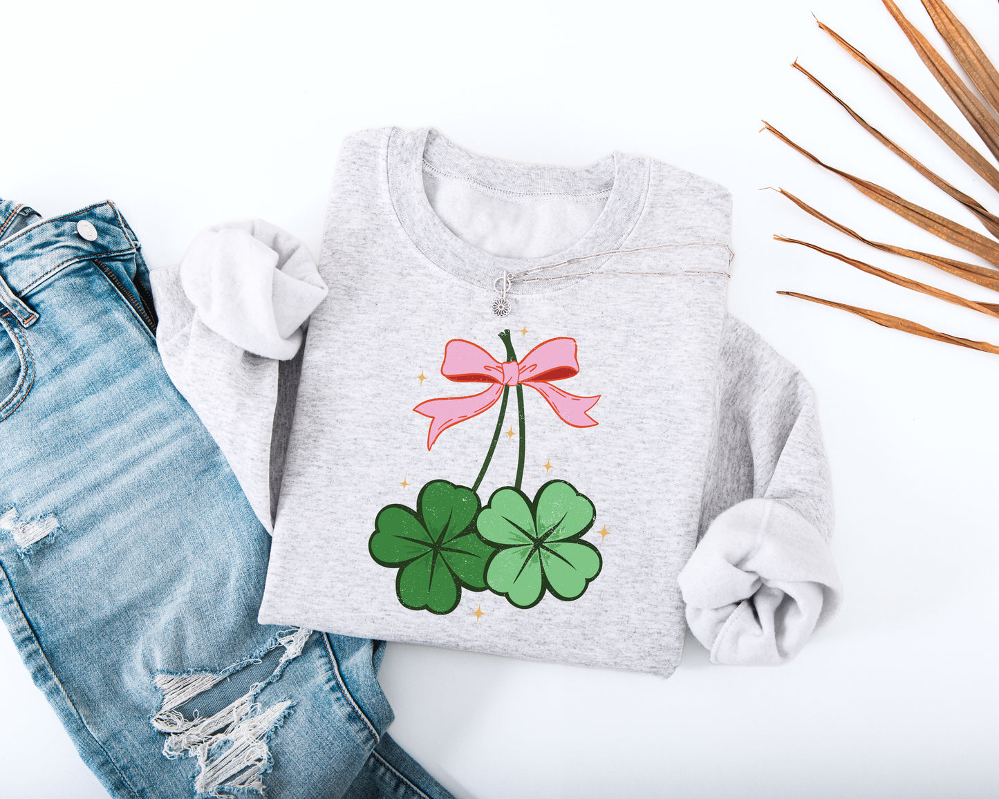 Lucky Shamrock Adult Sweatshirt