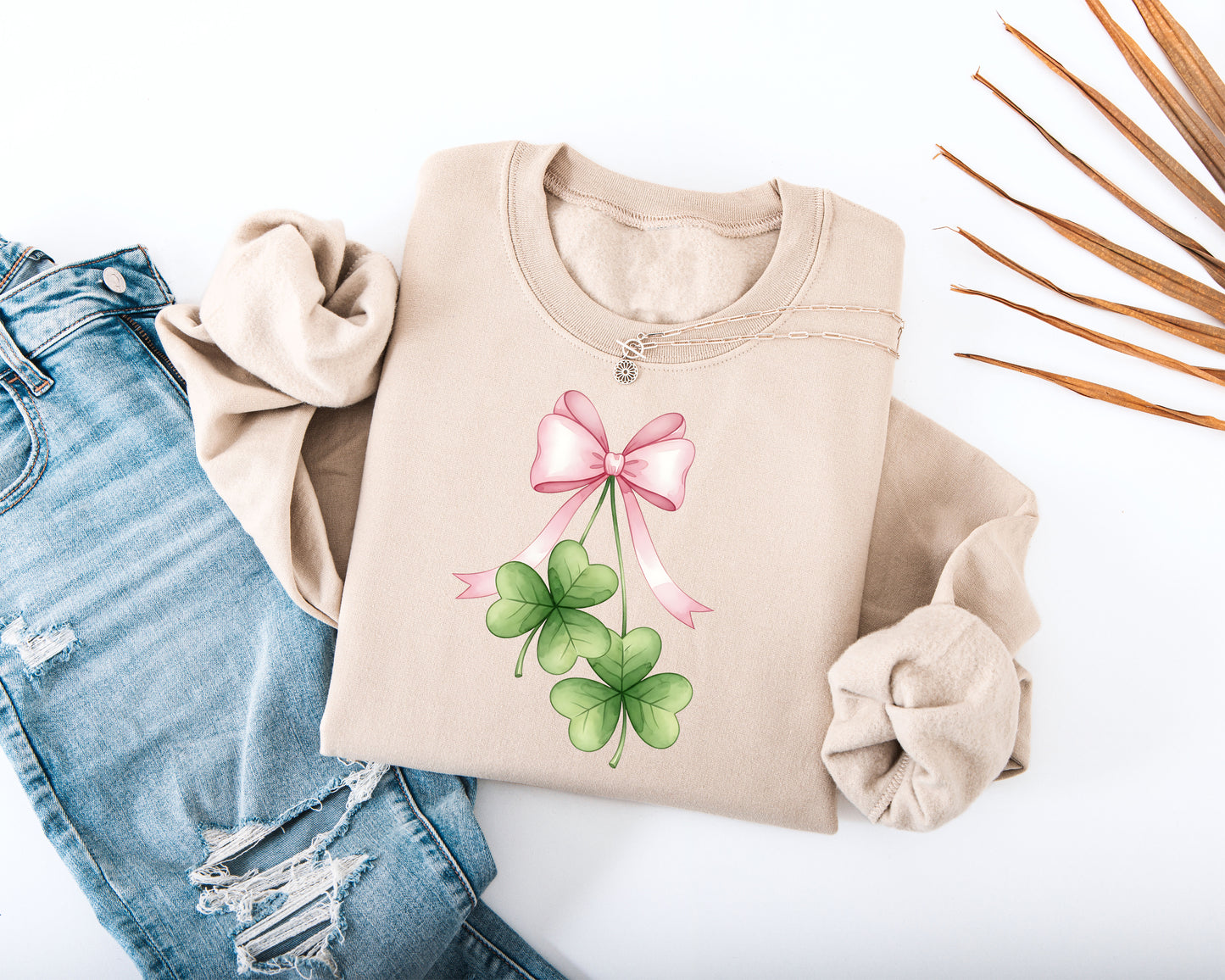 Sweet Shamrocks Adult Sweatshirt