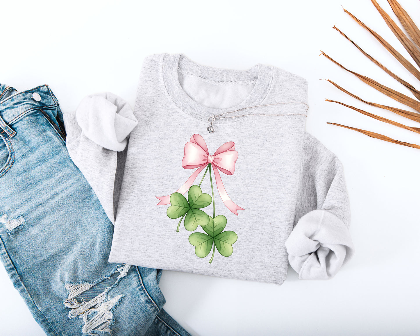 Sweet Shamrocks Adult Sweatshirt