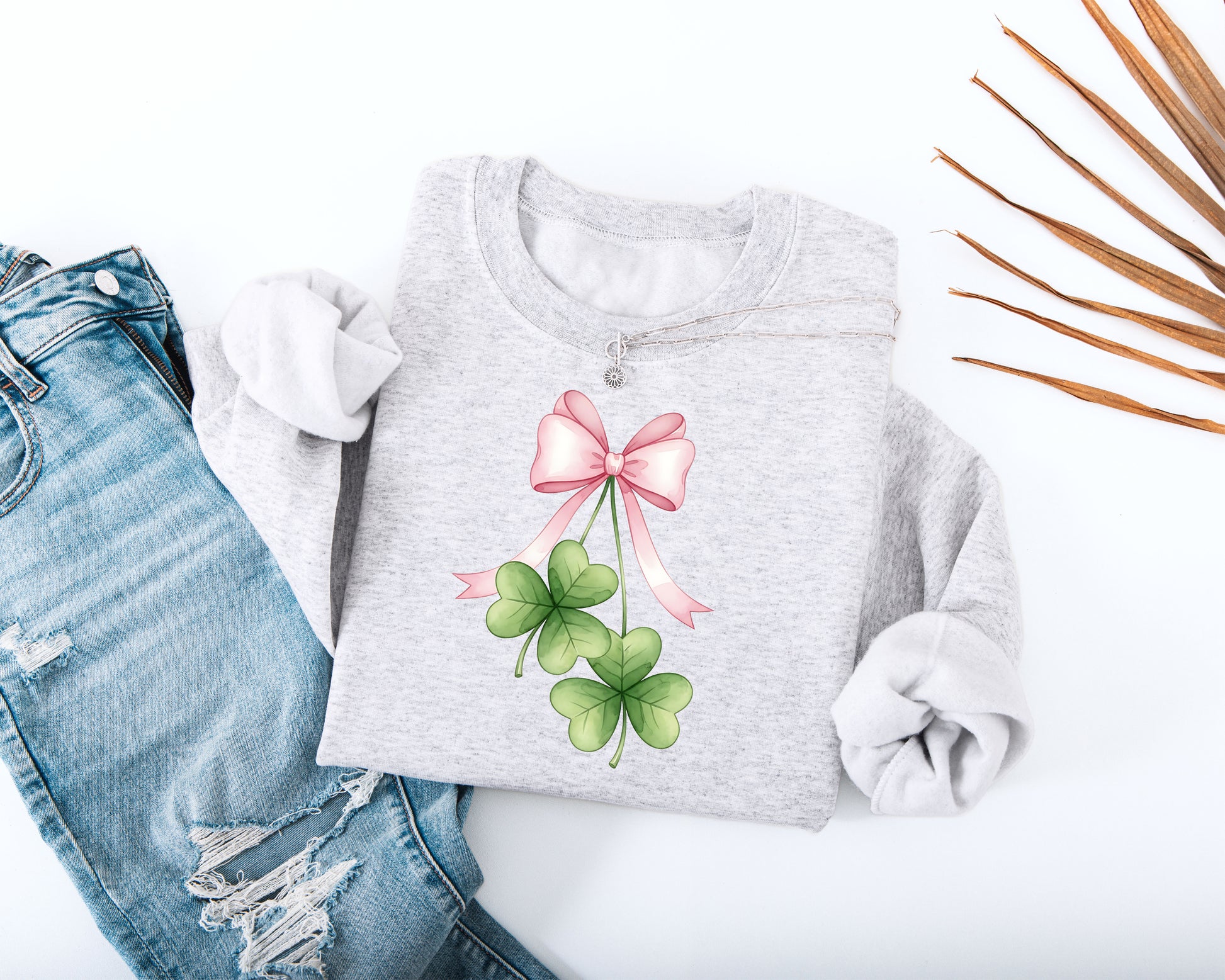 Sweet Shamrocks Adult Sweatshirt