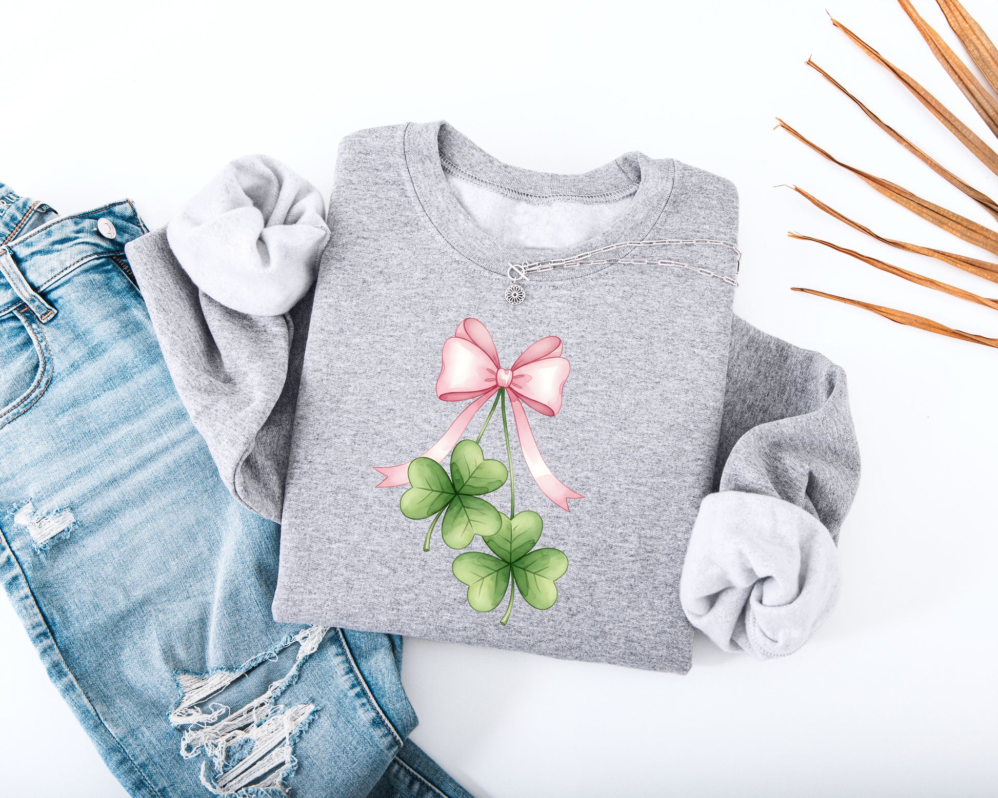 Sweet Shamrocks Adult Sweatshirt