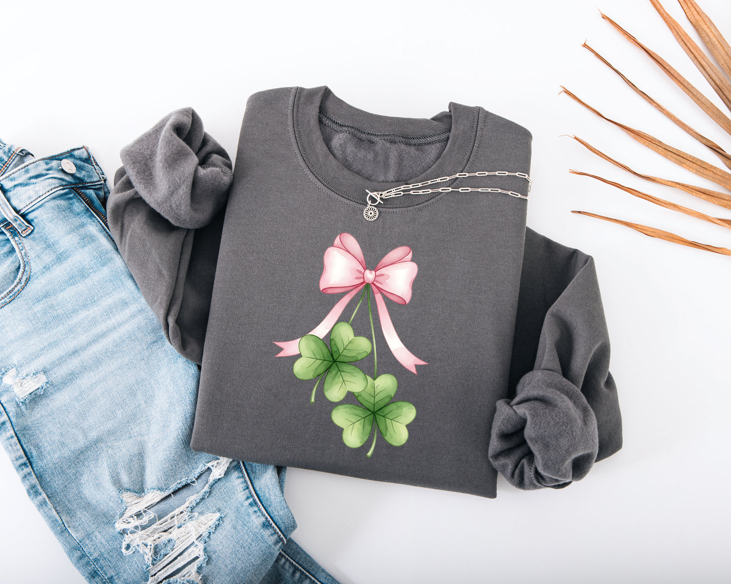 Sweet Shamrocks Adult Sweatshirt