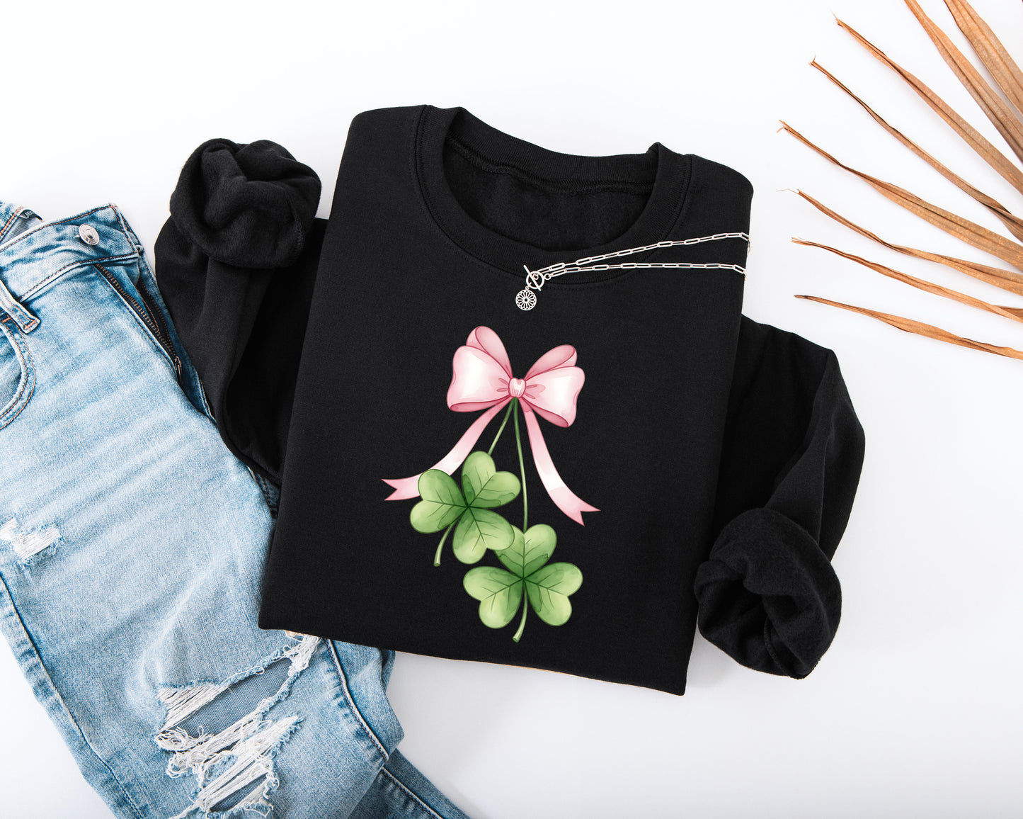 Sweet Shamrocks Adult Sweatshirt