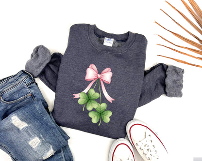 Sweet Shamrocks Adult Sweatshirt