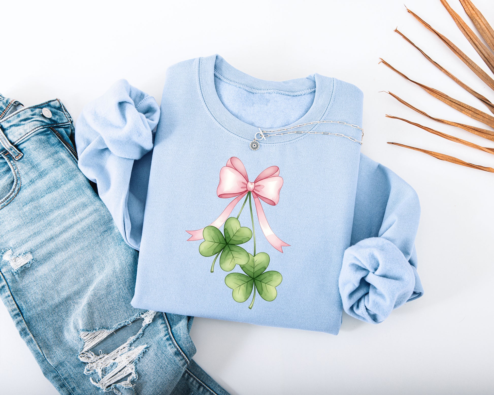 Sweet Shamrocks Adult Sweatshirt