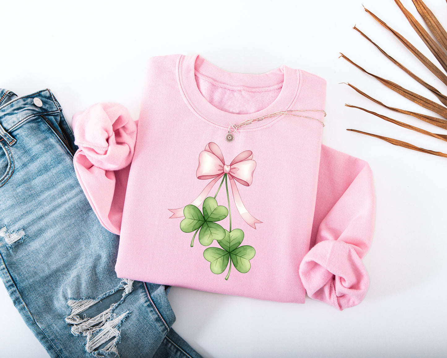 Sweet Shamrocks Adult Sweatshirt