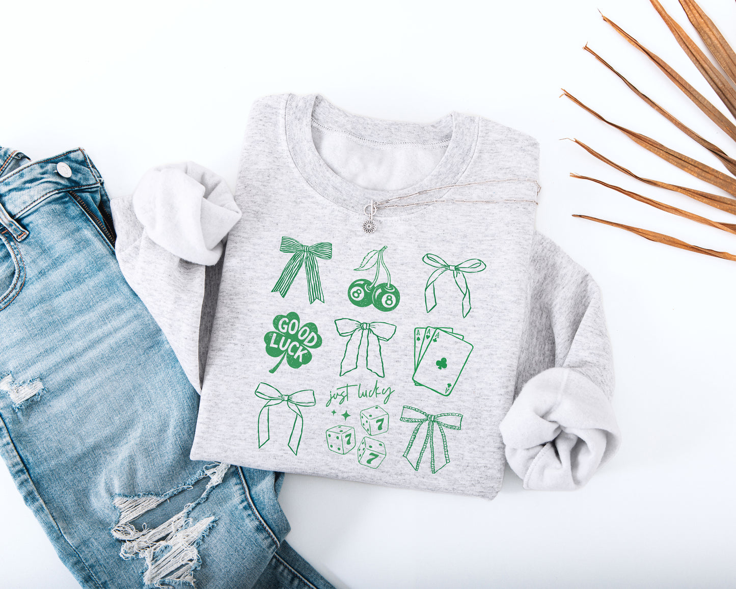 Lucky Sketches Adult Sweatshirt