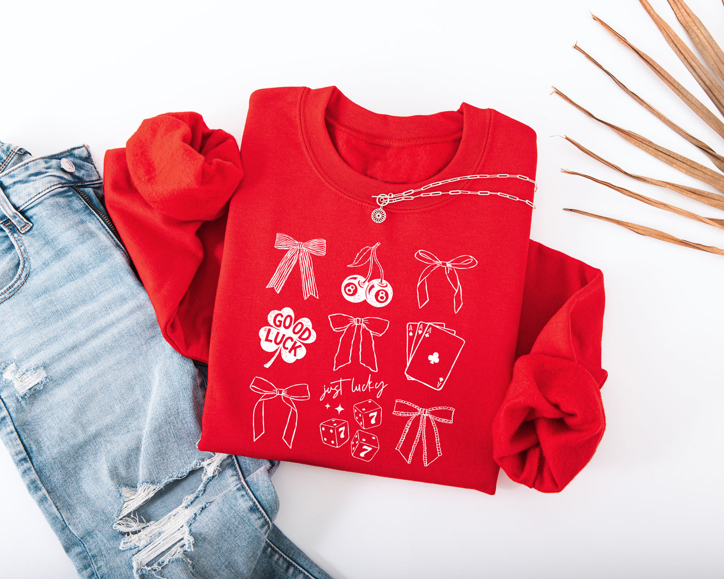 Lucky Sketches Adult Sweatshirt