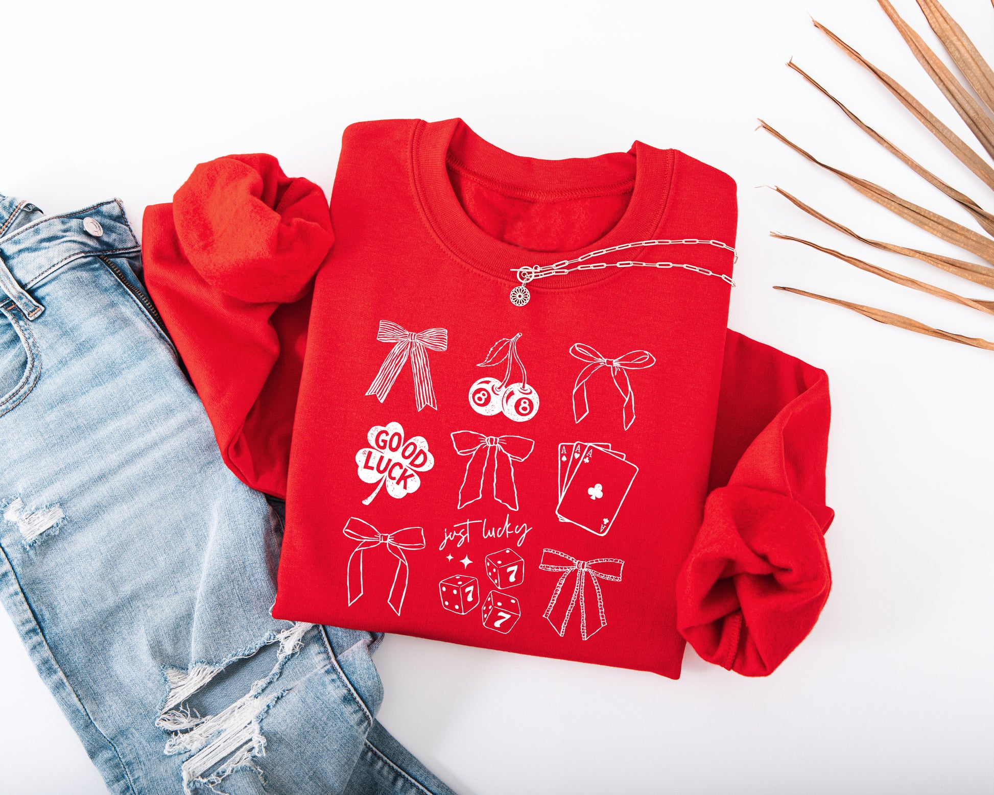 Lucky Sketches Adult Sweatshirt