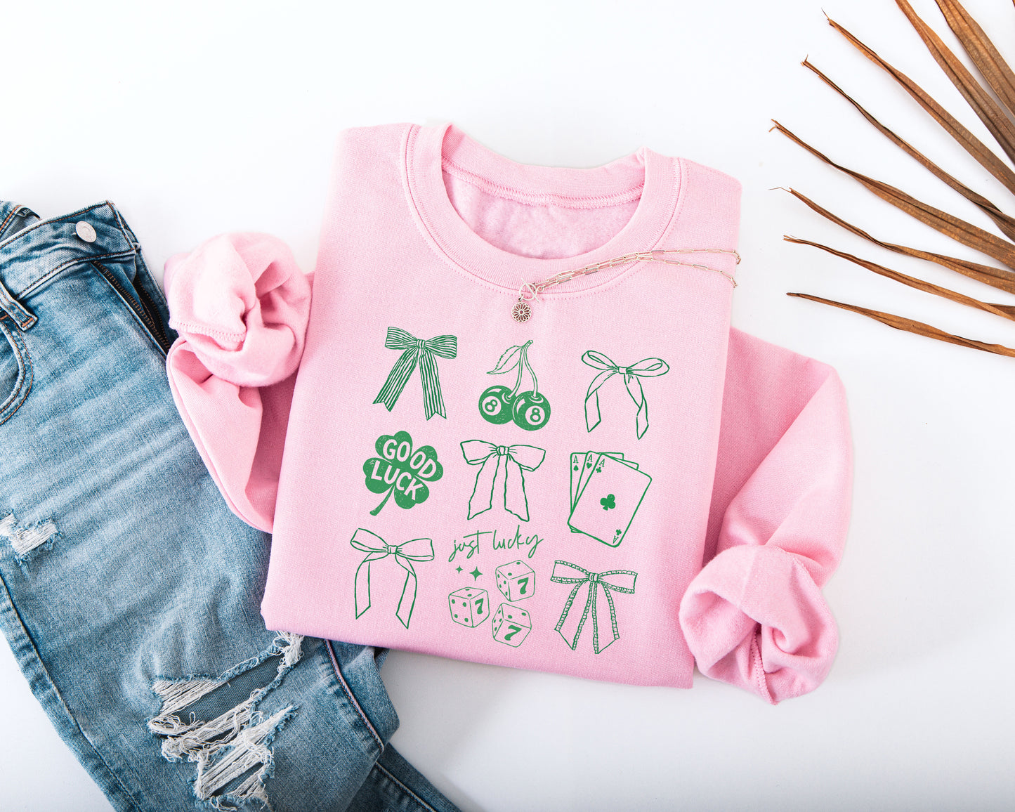 Lucky Sketches Adult Sweatshirt