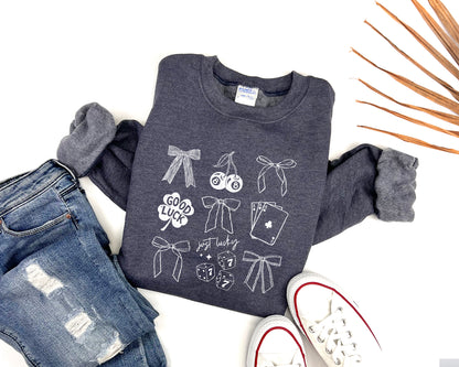 Lucky Sketches Adult Sweatshirt