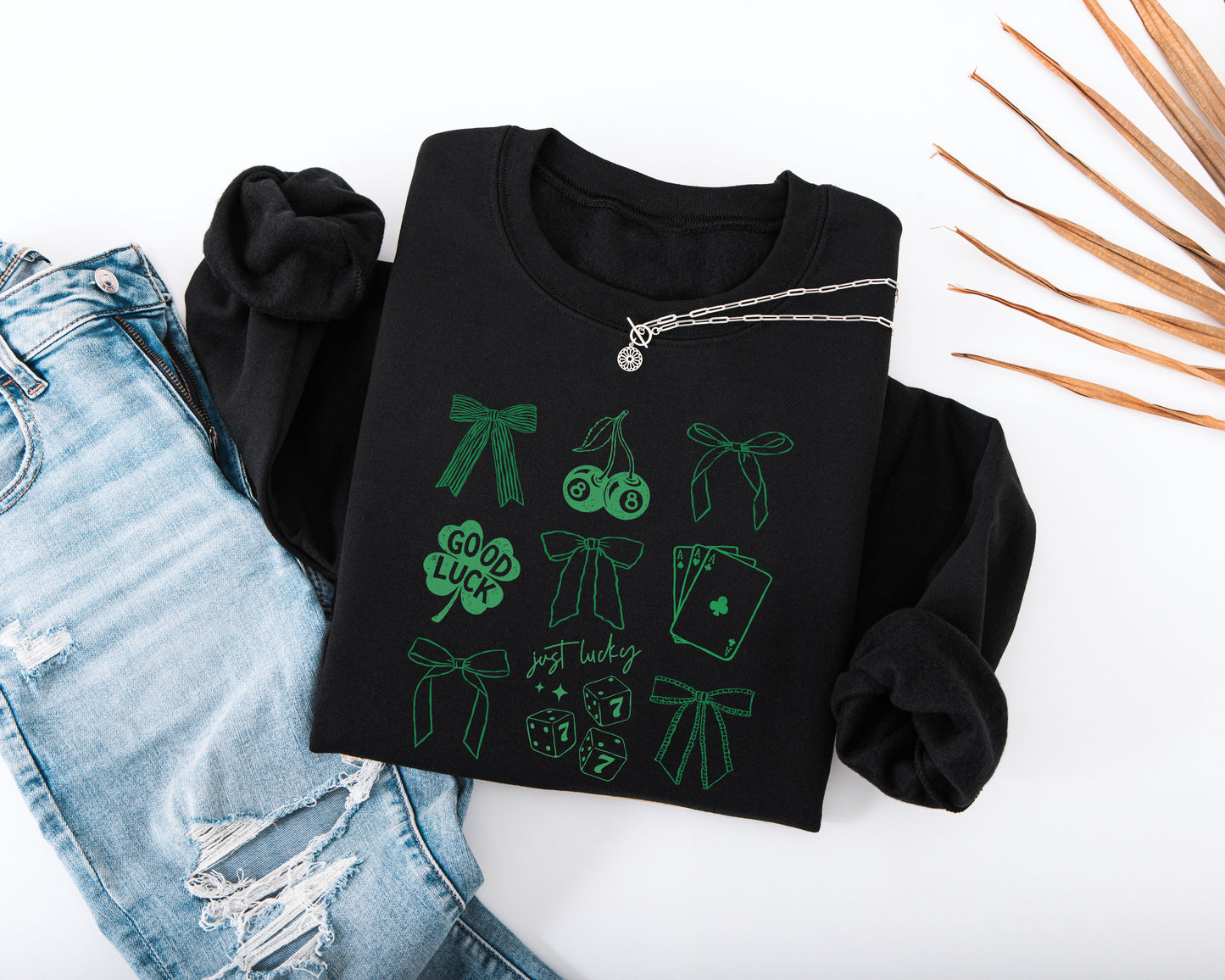 Lucky Sketches Adult Sweatshirt