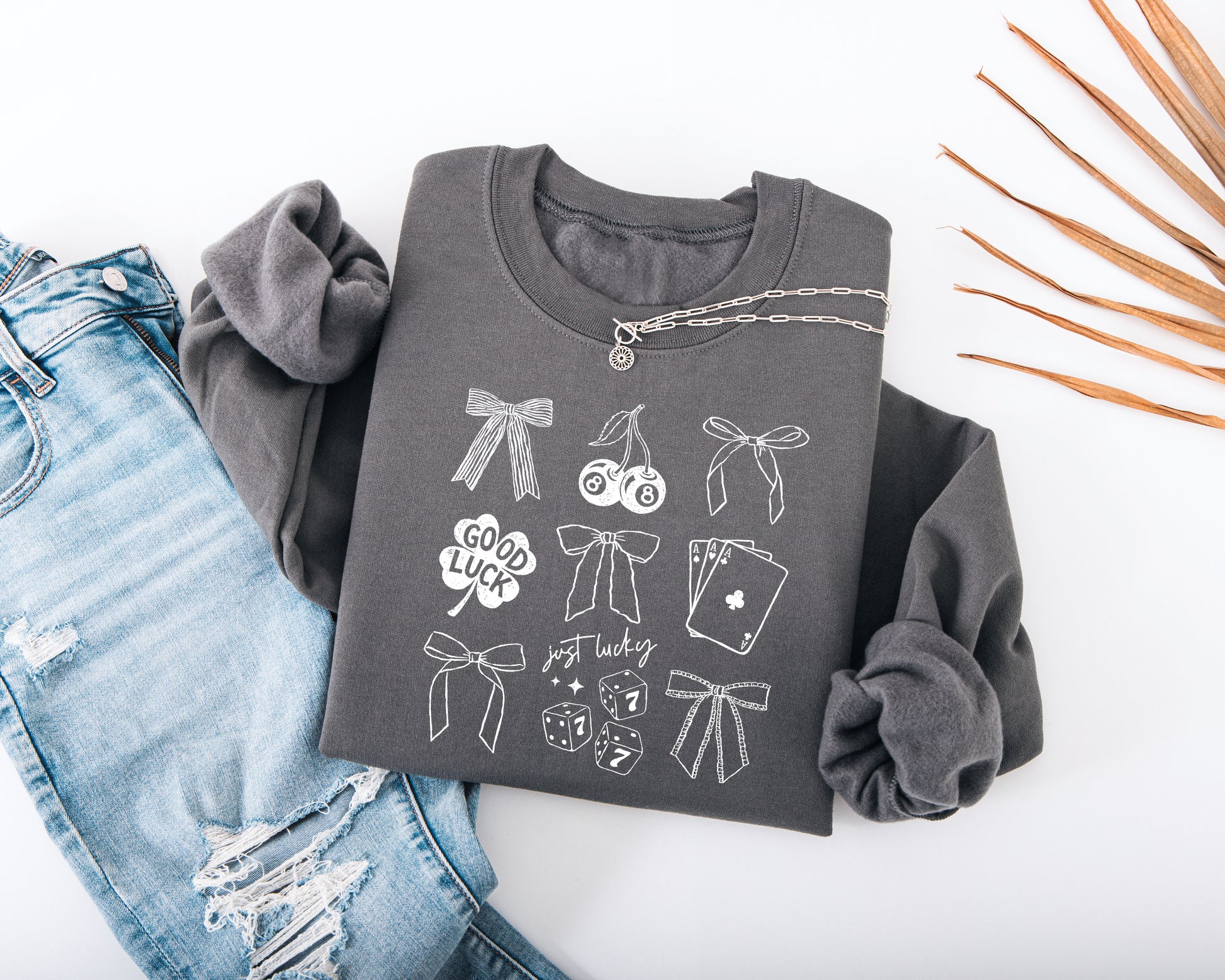 Lucky Sketches Adult Sweatshirt