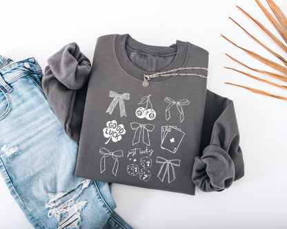 Lucky Sketches Adult Sweatshirt