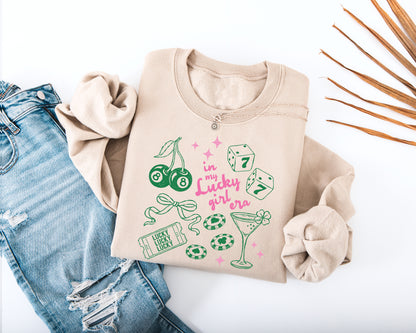 In My Lucky Girl Era Adult Sweatshirt