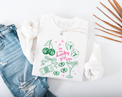 In My Lucky Girl Era Adult Sweatshirt