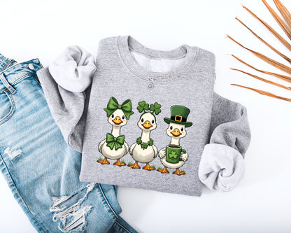 Lucky Geese Adult Sweatshirt