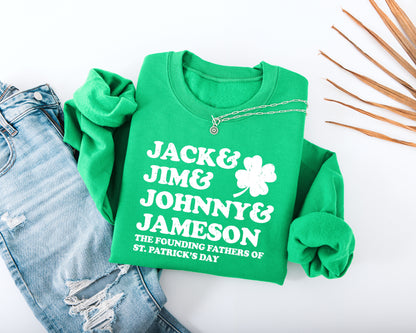 Jack Jim Johnny Jameson Adult Sweatshirt