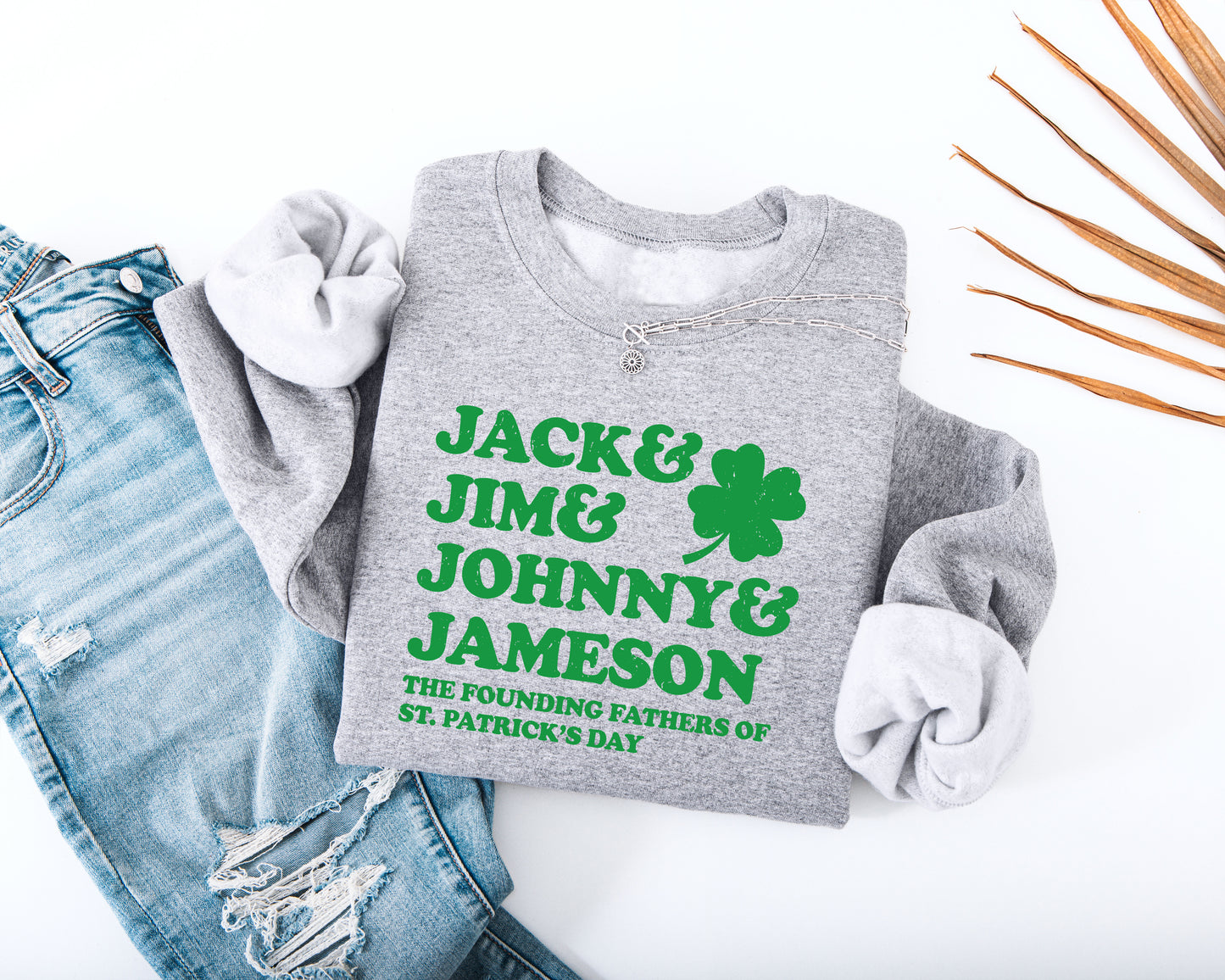Jack Jim Johnny Jameson Adult Sweatshirt