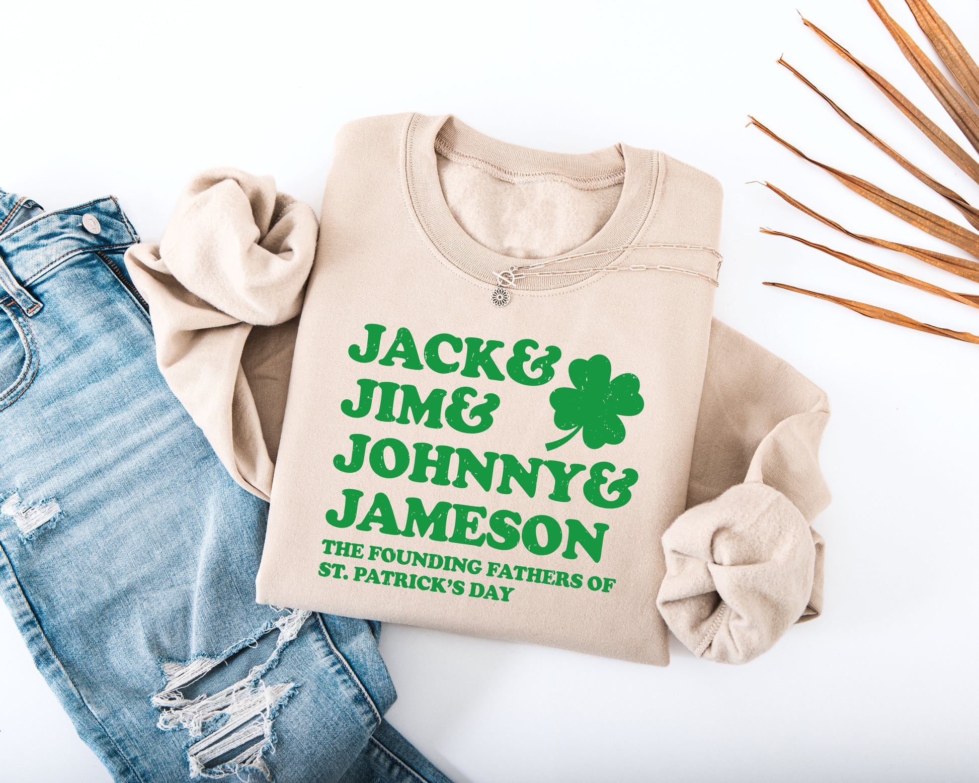 Jack Jim Johnny Jameson Adult Sweatshirt