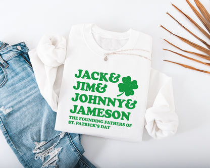 Jack Jim Johnny Jameson Adult Sweatshirt