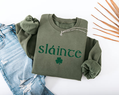 Slainte Distressed Adult Sweatshirt