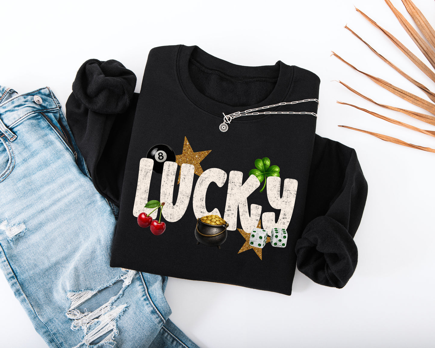 Cute Lucky Adult Sweatshirt