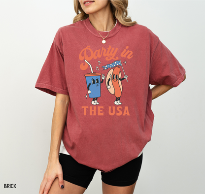 Retro Party in the USA Comfort Colors T-Shirt