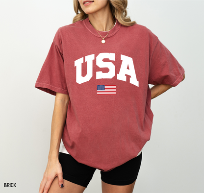 USA Flag Comfort Colors T-Shirt