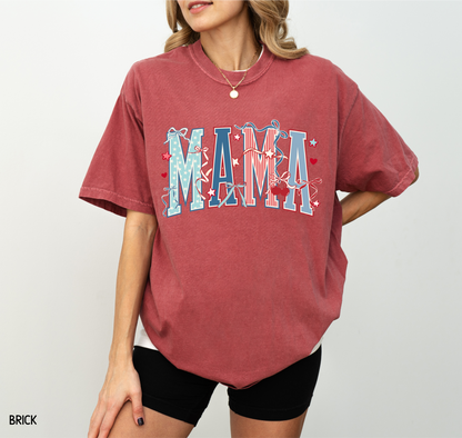 Patriotic Mama Adult Comfort Colors T-Shirt