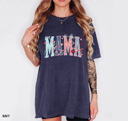 Patriotic Mama Adult Comfort Colors T-Shirt