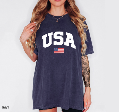 USA Flag Comfort Colors T-Shirt