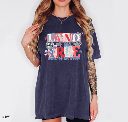 Land of The Free Adult Comfort Colors T-Shirt