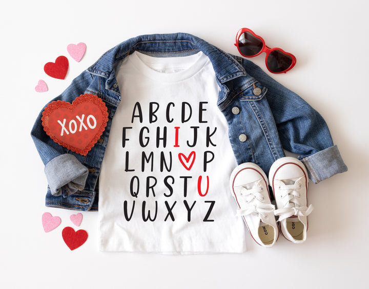 ABC I❤️U Kids T-shirt
