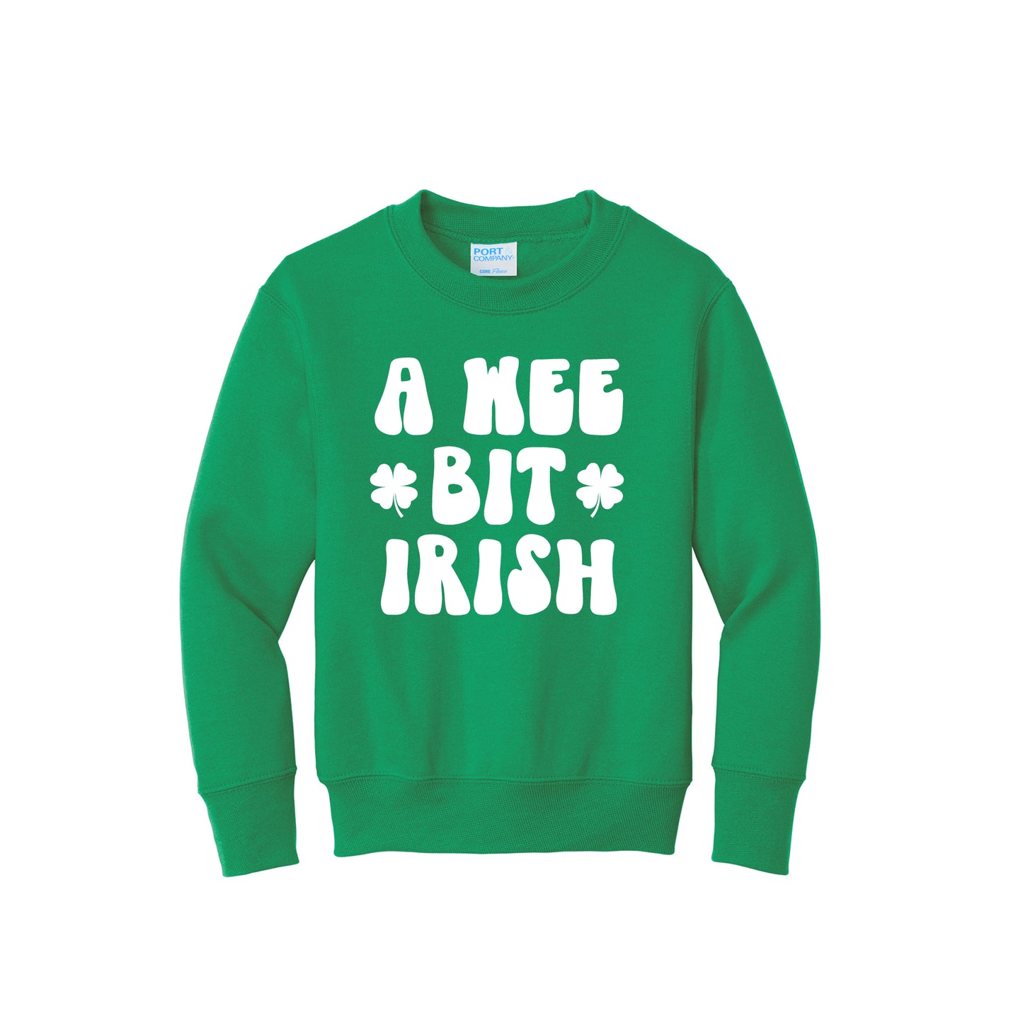 A Wee Bit Irish Kids Sweatshirt
