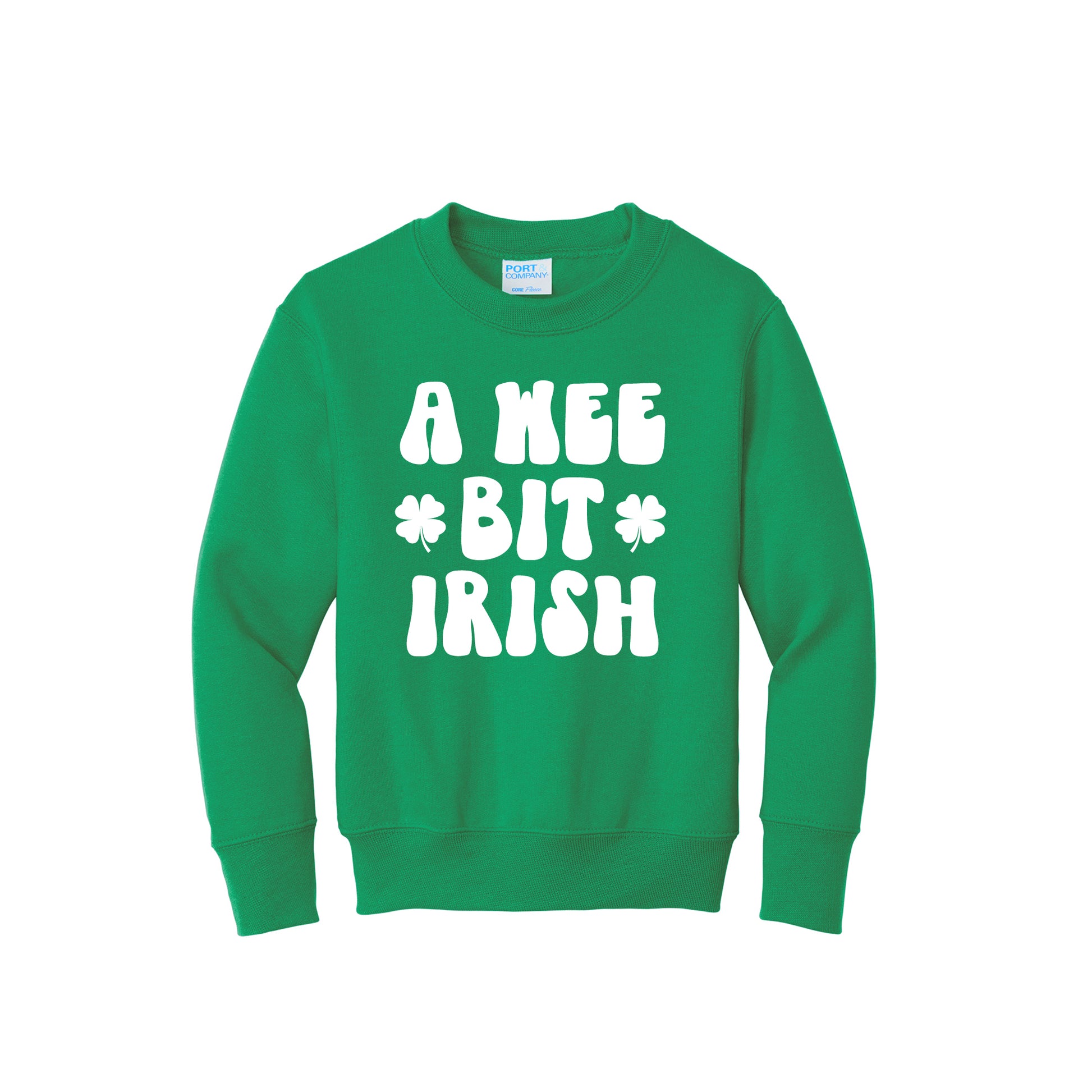 A Wee Bit Irish Kids Sweatshirt