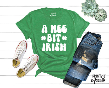 A Wee Bit Irish Adult T-shirt