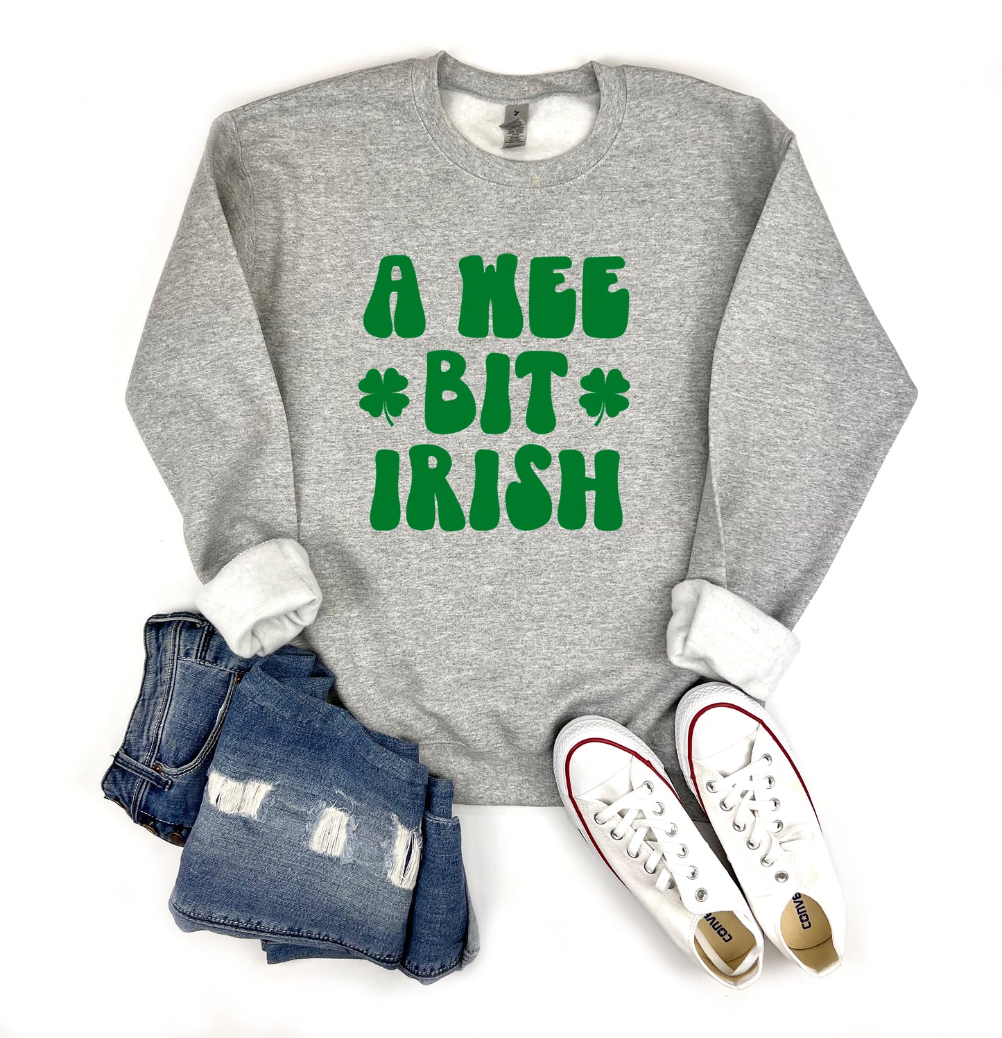 A Wee Bit Irish Adult Sweatshirt