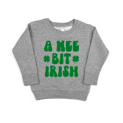 A Wee Bit Irish Kids Sweatshirt