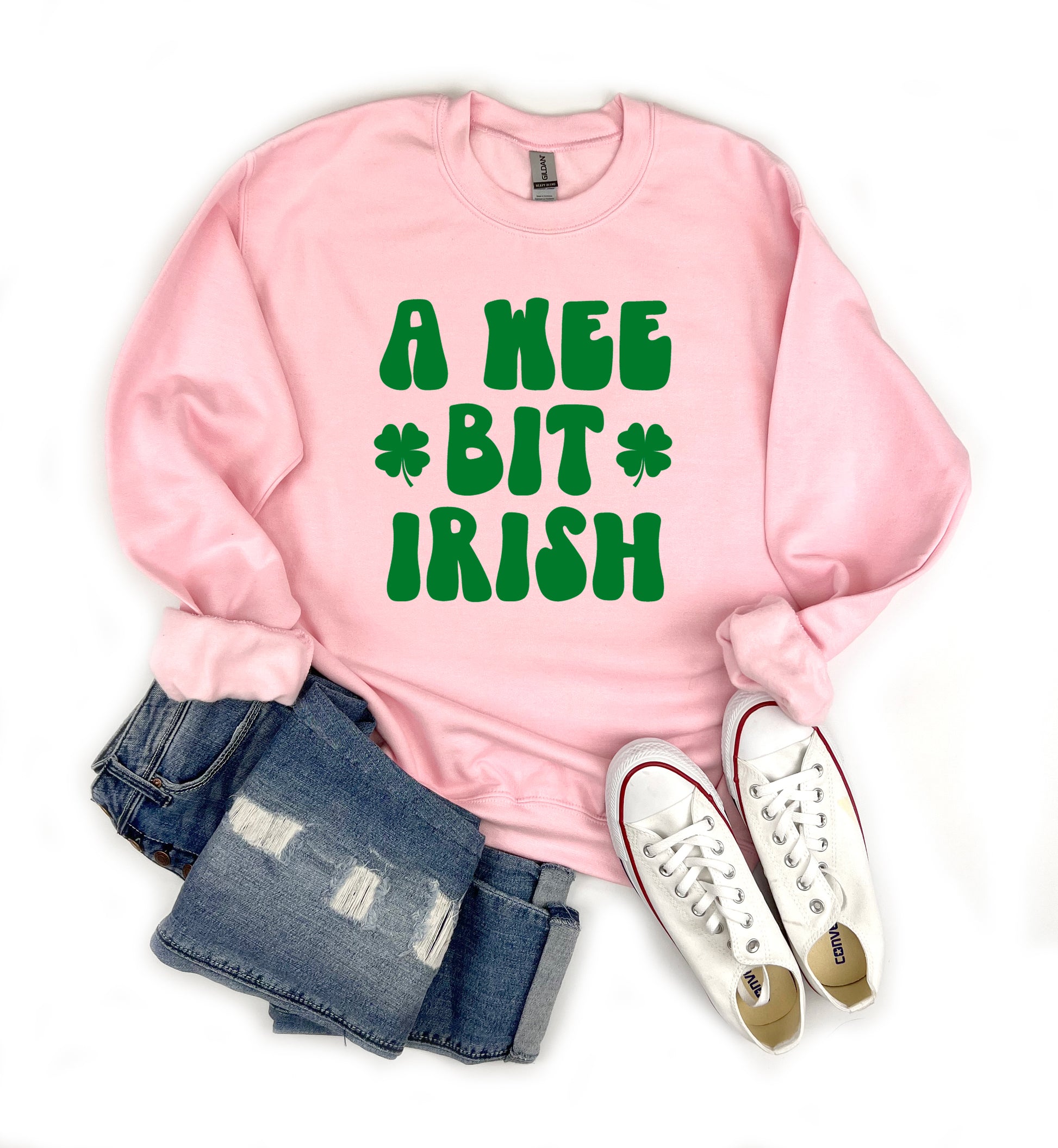 A Wee Bit Irish Adult Sweatshirt
