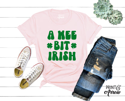 A Wee Bit Irish Adult T-shirt