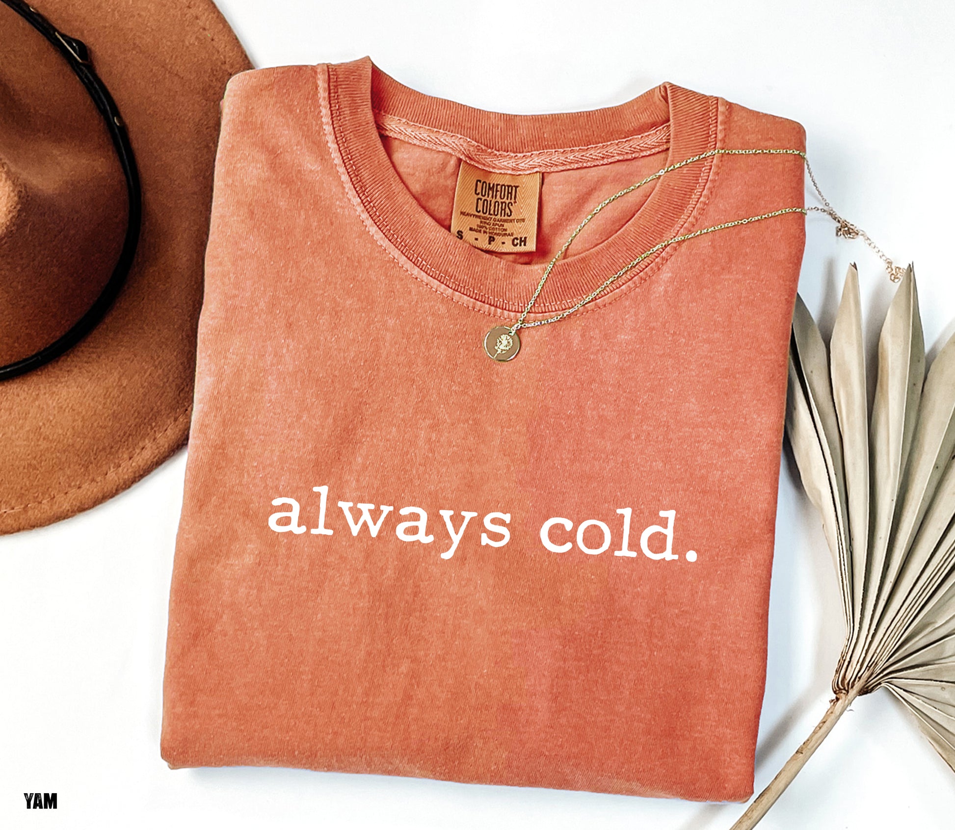 Always Cold Comfort Colors Adult T-Shirt
